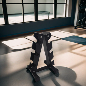 Usine vente usage domestique exercice équipement de sport Fitness multi-usages en forme de A trois paires support d'haltères pour hommes Fitness - Product Image 6