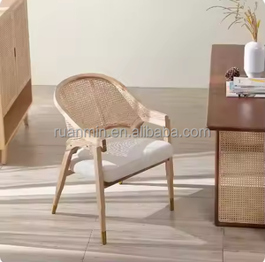Sedia da Pranzo in Rattan di Alta Qualità per Casa Hotel Ristoranti e Caffetterie - Arredamento dal Design Moderno per Ristoranti - Product Image 6