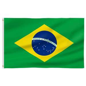 <span class=keywords><strong>Bandera</strong></span> de Brasil Poliéster de 3x5 pies Banderas nacionales bolivianas Poliéster con ojales de latón 3X5 pies - Product Image 1
