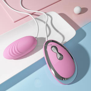 Vibrator Peluru Berkabel Alat Latihan Pengencang Vagina Vibrator Telur Anal Vagina Vibrator Telur Bergetar Mainan Seks untuk Pria Wanita - Product Image 2