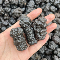 Vente en gros de pierres brutes de cristal naturel, météorite noire, carbonado, spécimens minéraux pour la décoration