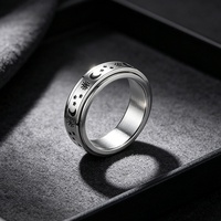 Bague Hello Kitty personnalisée, style gravé sur mesure, tendance pour filles, vente en gros, ajustable, mignonne, bijoux à porter au quotidien