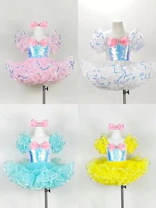 Robe de danse <span class=keywords><strong>tutu</strong></span> <span class=keywords><strong>multicolore</strong></span> pour enfants, robe de ballet pas chère, jupe <span class=keywords><strong>tutu</strong></span> bouffante pour tout-petits, entraînement et compétition - Product Image 5