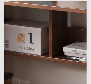 Home Student Study <strong>Desk</strong> Bookshelf <strong>Desk</strong> Office Study Desktop <strong>Computer</strong> Writing <strong>Desk</strong> - Product Image 4