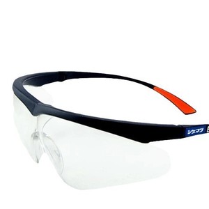Lunettes de sécurité Shigematsu EE-11, monture noire, verres transparents, résistantes aux chocs, protection des yeux - Product Image 1
