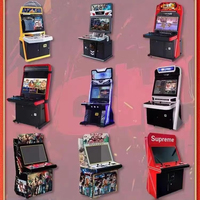 Machine de combat à monnayeur avec écran LCD HD 32 pouces, borne d'arcade verticale de luxe pour centre de jeux intérieur