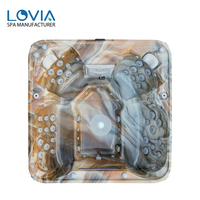 Spa Jacuzzi à prix avantageux pour 6 personnes, Balboa, autoportant, extérieur, avec bain à remous et hydro-massage, Vasca Idromassaggio