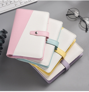 <span class=keywords><strong>Quaderno</strong></span> A6 con <span class=keywords><strong>copertina</strong></span> <span class=keywords><strong>rigida</strong></span> in pelle effetto marmo a scacchi, bestseller OEM, raccoglitore per budget e sfida di risparmio, con fogli rimovibili - Product Image 2