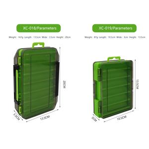 Boîte à pêche portable <span class=keywords><strong>en</strong></span> plastique PP double couche 135*105mm, 12 compartiments, étui de rangement pour leurres de pêche, boîte étanche pour rivière - Product Image 5