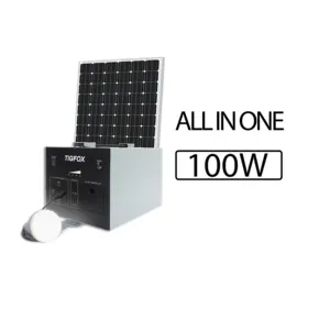 Tigfox đại lý nhỏ 3.2V LiFePO4 pin di động năng lượng mặt trời hệ thống năng lượng tất cả trong một 288wh 100Ah Pin cho nhà năng lượng lưu trữ