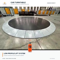 Plateforme tournante électrique automatique certifiée CE CATHAY pour voitures, modèles CT-3.0 CT-6.0, taille personnalisée 1-10m pour salon automobile et showroom