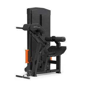 Equipo de entrenamiento de fuerza para gimnasio: Silla romana comercial, máquina de hiperextensión inversa, máquina de extensión de espalda sentado y curl. - Product Image 1