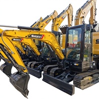 Excavadora hidráulica sobre orugas Sany SY35U 26U de 3.5 toneladas, nueva, equipo de construcción con alta potencia de excavación, CE/Euro 5, en venta.
