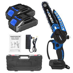 Mini Motosega Cordless da 6 Pollici, Ricaricabile con Batteria al Litio, Motore Brushless di Grado Industriale, Potenza 450W, per Giardinaggio - Product Image 1
