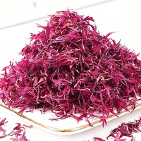 Pétales de bleuet séchés bleus, rouges, roses, violets en vrac pour pot-pourri, bougies DIY, fournitures d'artisanat en résine