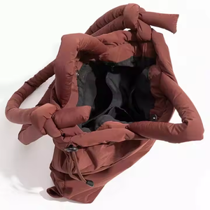 Sac à main léger en nylon pour femme avec cordon de serrage, logo personnalisé, sac à bandoulière - Product Image 5