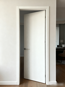 Puerta de madera maciza de diseño personalizado, fabricación ecológica para dormitorio interior, sala de estar, granja con características de estilo chino - Product Image 2
