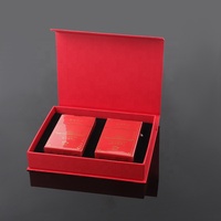 Jeu de cartes publicitaire personnalisé OEM pour 2 jeux de cartes à jouer, boîte en papier double face écologique pour usage familial