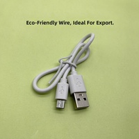 Kabel USB Micro V8 2A Pengisian Cepat 20CM 30CM 50CM Pendek, Berlapis Tembaga, Dilindungi Jalinan Kawat, untuk Komputer, Ponsel, Pemutar MP3, MP4