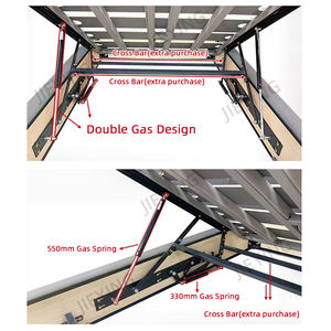 JIEYING letto supporto telaio di stoccaggio sistema di sollevamento regolabile letto a Gas idraulico meccanismo di sollevamento camera da letto mobili accessori - Product Image 2