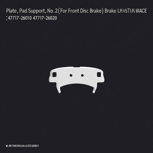 Plaque de support de frein à disque avant n°2 pour Toyota HIACE LH103 1993-1998 47717-26010 47717-26020 - Product Image 3