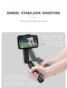 <span class=keywords><strong>L09</strong></span> para Axis Smart Telescopic Selfie Stick <span class=keywords><strong>Gimbal</strong></span> Control remoto inalámbrico Luz LED <span class=keywords><strong>Estabilizador</strong></span> de teléfono Control remoto - Product Image 4