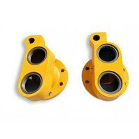 Boîtier de raccordement pour pompe incendie hors sol à double vanne et double sortie, norme DIN, pour surface lisse à basse pression en intérieur