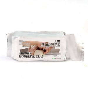 Tự làm hình không nướng chân không đóng gói gốm điêu khắc không khí khô đất sét gốm Kit cho trẻ em - Product Image 5