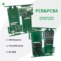 Produsen Perakitan PCB Basis FR-4 Desain Papan Cetak Kustom OEM Komponen Elektronik Shenzhen PCBA ODM untuk Papan Tombol HMI