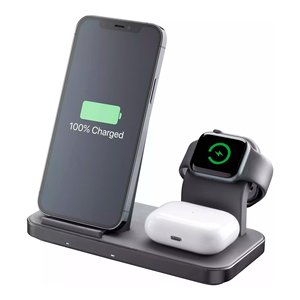 Cargador TRIO CHARGER 3 en 1 Negro 20W WIRELESS3IN1IPHK - Product Image 3