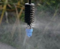 IG-10-FF Goutteur Fléchée 16mm en Plastique Noir pour Système d'Irrigation Goutte à Goutte, Accessoire d'Arrosage de Jardin Style Simple