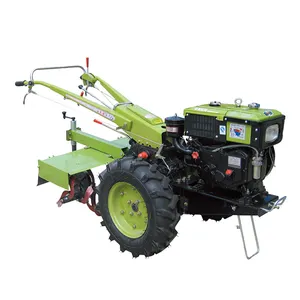 Factory Directly Sale High Quality Water Cooled Diesel Two Wheel Walking Tractor