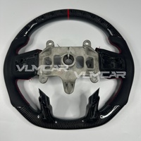 Pour Dodge RAM 1500 2500 3500 TRX 2019-2024 Volant en cuir chauffé Volant en cuir perforé Accessoires de voiture