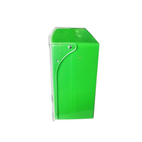 Bouton de déverrouillage d'urgence réinitialisable pour porte de sortie, avec alarme incendie par bris de verre, LED et cache de protection