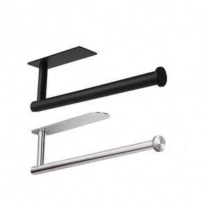 Support mural auto-adhésif en acier à un niveau, forme carrée, pour cuisine - Porte-serviettes en papier, rangement d'outils, nettoyage - Product Image 2