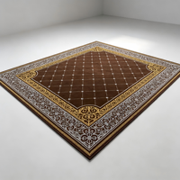 Tapis de prière de style bohème afghan, grand tapis de salon, lavable en machine, design pastoral, fibre de polyester, antidérapant