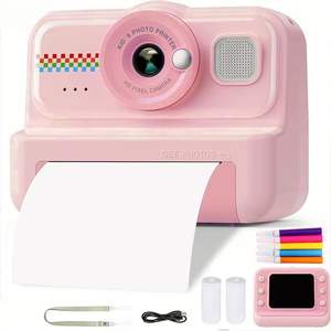 Cámara Digital Instantánea Mini para Niños, Sensor CMOS, Pantalla de 2.4 Pulgadas, Zoom Óptico de 16x, Gran Angular de 75°, Luz LED Integrada, Video - Product Image 1