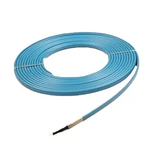 Tubería de agua descongelación cable de calefacción de vataje constante/cable de resistencia de calefacción con termostato y enchufe para anticongelante