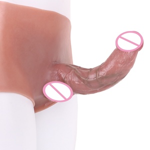Big <b>Dildo</b> 7 Inches Hollow Strap on <b>Dildo</b> with Pants Penis Extension Silicone <b>Dildo</b> for Men - Product Image 6