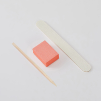 Kit de manucure jetable 3 en 1 personnalisable