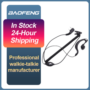Auriculares Profesionales Baofeng <span class=keywords><strong>BF</strong></span> 992 con Cable en Espiral de 2 Pines y Puerto K para Walkie Talkie <span class=keywords><strong>UV</strong></span> 5R <span class=keywords><strong>BF</strong></span> 888S <span class=keywords><strong>UV</strong></span> <span class=keywords><strong>82</strong></span> - Product Image 1