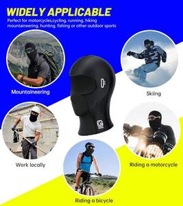 Masque de protection antibactérien Kewig 7A, masque facial avec trous pour lunettes, masques Shiesty pour moto, cyclisme, sport - Product Image 3