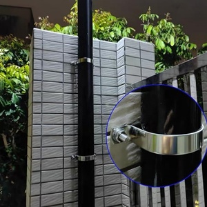 27mm cứng nhắc Dây đeo ống kẹp <span class=keywords><strong>2</strong></span> lỗ dây đeo U Khung ống dây đeo căng thẳng Clip thép không gỉ, để sửa chữa đường ống - Product Image 6