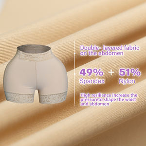 <span class=keywords><strong>Pantalon</strong></span> colombien avec culotte moulante minceur <span class=keywords><strong>taille</strong></span> haute formateur contrôle du ventre maille Shapewear bout à bout Shorts Shaper - Product Image 5