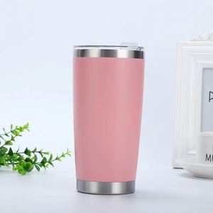 Vacuum Insulated 20oz Stainless Steel Tumbler with <b>Lid</b> <b>Straw</b> Laser Engraved Custom Logo Double Wall <b>Cup</b> - Product Image 1