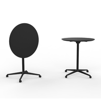Table pliable de magasin de café, thé et lait au design moderne pour les loisirs en plein air Mobilier de bureau pour l'école, le salon et l'hôpital