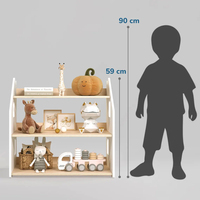 Étagère en contreplaqué Montessori personnalisable et armoires de rangement de jouets Meubles en bois pour enfants pour chambre à coucher ou salon