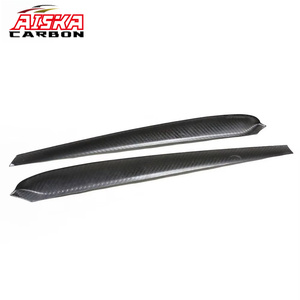 แผงมือจับประตูด้านในคาร์บอนไฟเบอร์ AISKA สำหรับรถยนต์เทสล่า รุ่น 3 และรุ่น Y ปี 2021+ ชุดตกแต่งภายในพร้อมแผ่นปิดตกแต่ง 4 ชิ้น/ชุด - Product Image 4