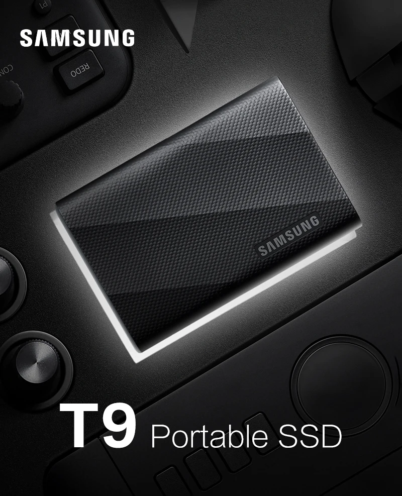 Samsung T9 Portable SSD 1TB/2TB/4TB - External USB 3.2 Gen2X2