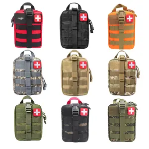 First Aid Bag 200Pcs Emergency Tactical Survival First Aid Kit Bag For Outdoor Camping Hiking Sports